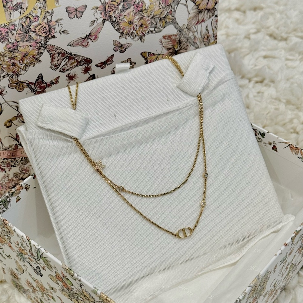 Dior Petit CD Double Necklace